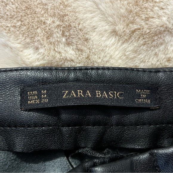 Zara vegan leather moto pants - Picture 3 of 7